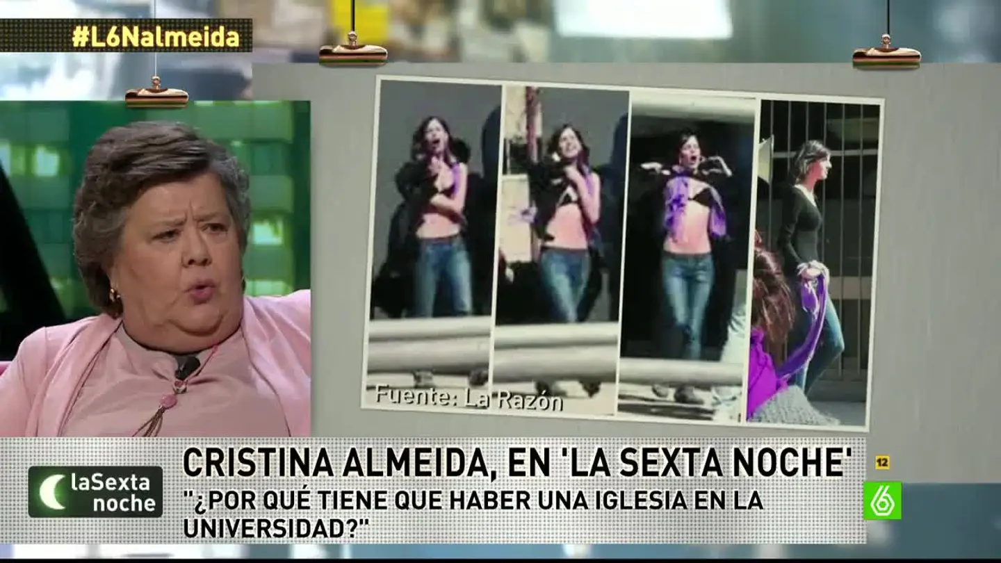 Cristina Almeida, en laSexta Noche Cristina Almeida, en laSexta Noche