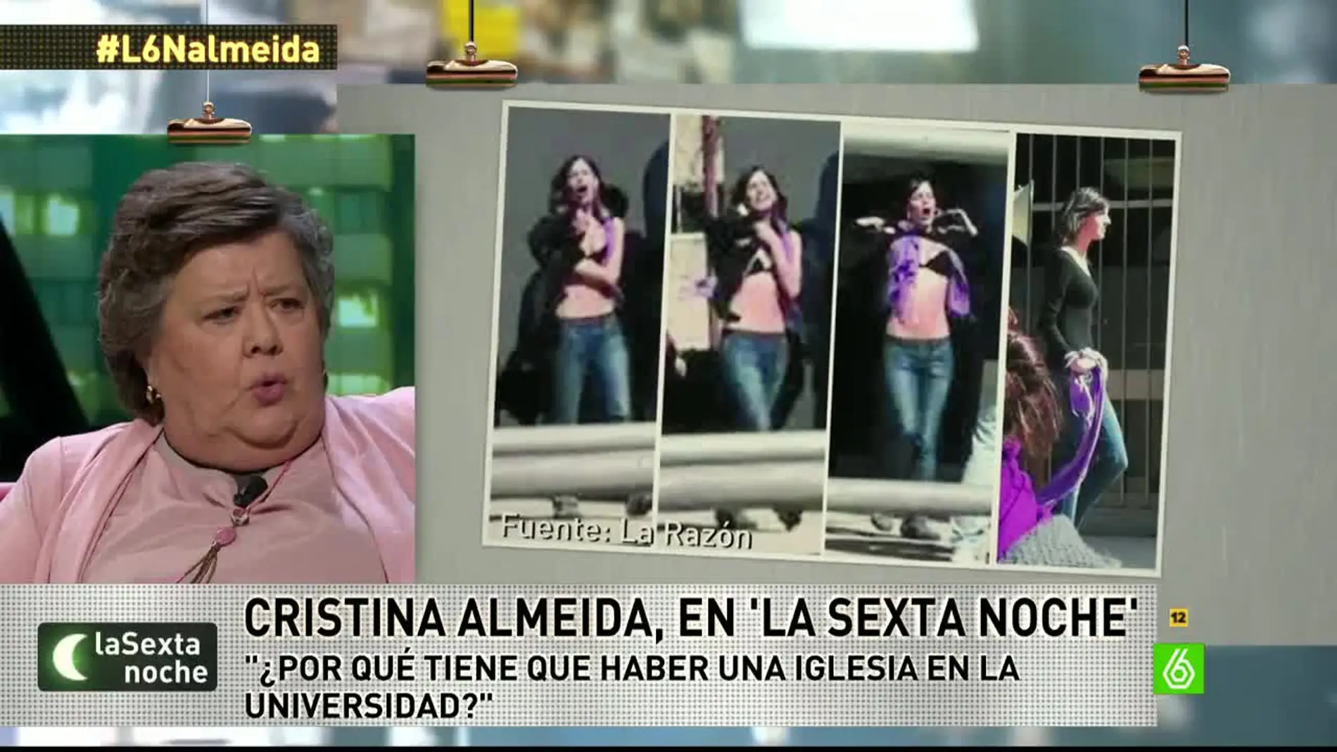 Cristina Almeida, en laSexta Noche