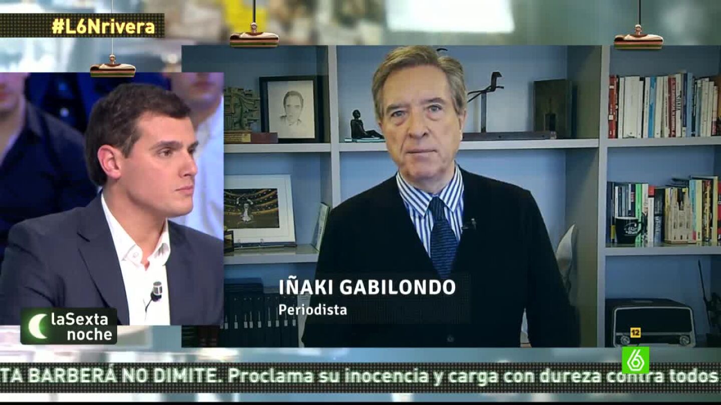 Albert Rivera responde a I&ntilde;aki Gabilondo en laSexta Noche