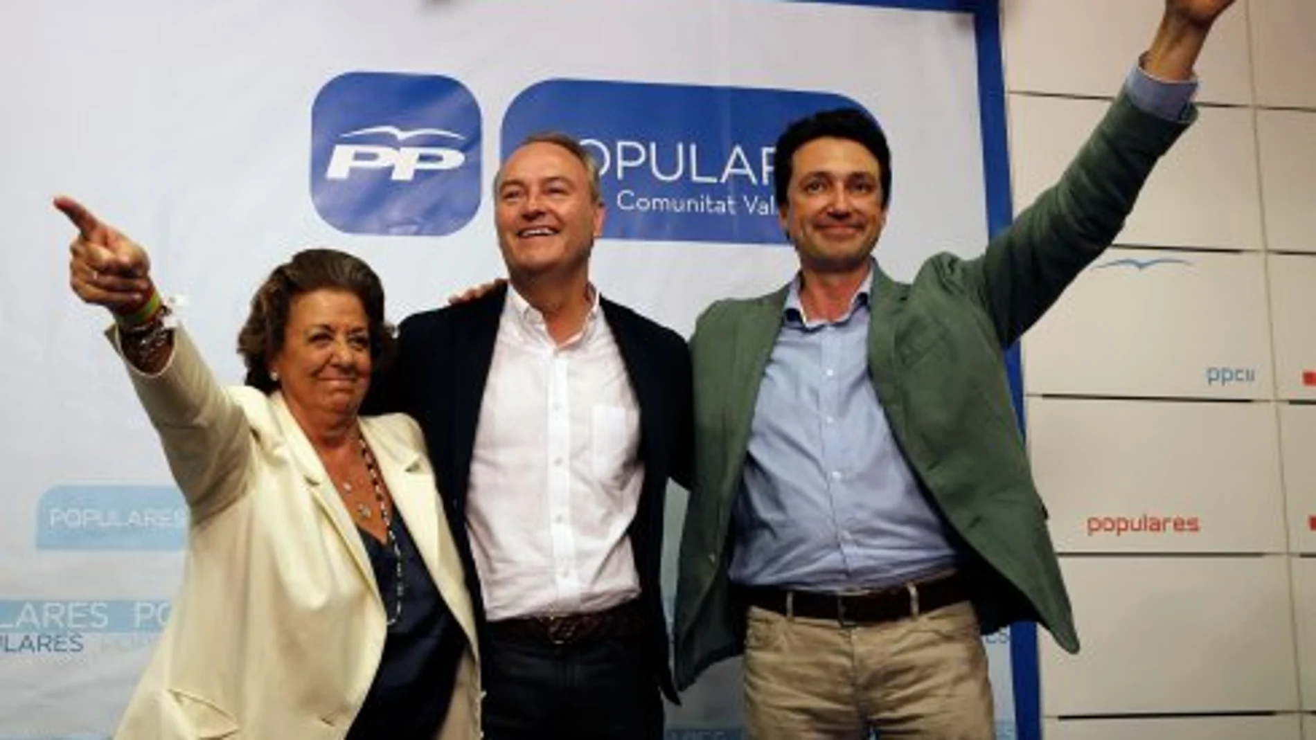 Vicente Betoret junto a cargos del PP Valenciano