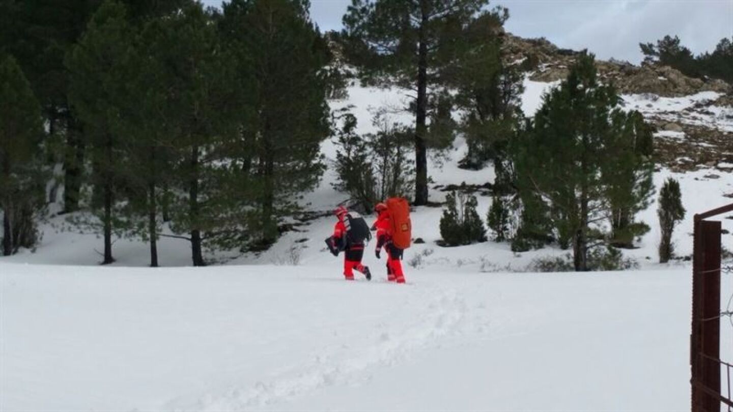 Agentes del Consorcio Provincial de Bomberos de Castell&oacute;n, buscando los cuerpos