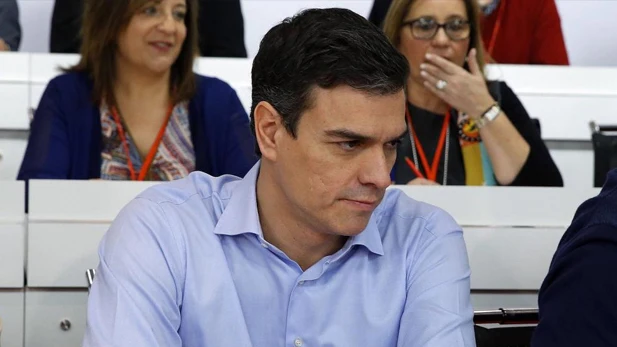 Pedro Sánchez en el Comité Federal del PSOE