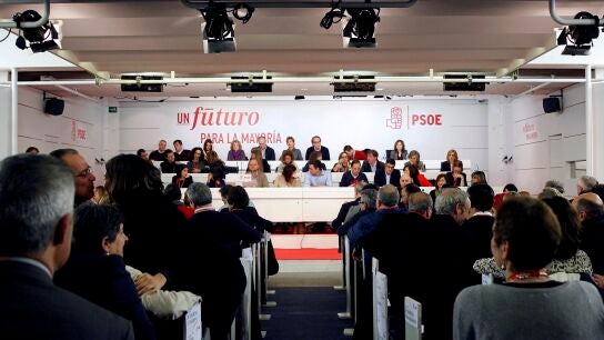 Vista del Comit&eacute; Federal extraordinario del PSOE