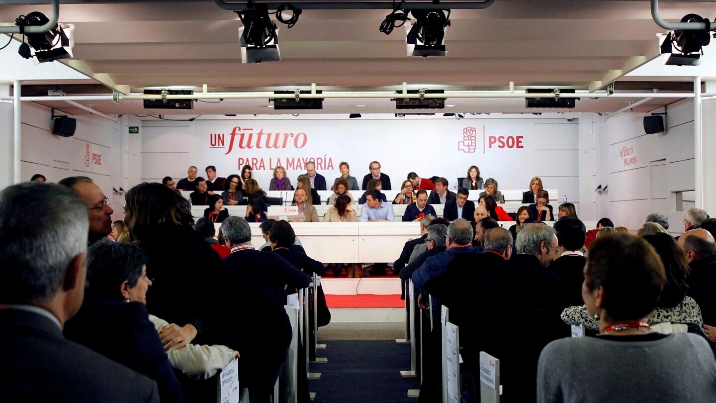 Vista del Comit&eacute; Federal extraordinario del PSOE