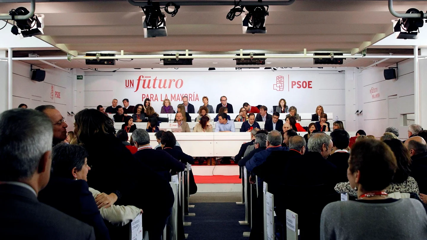 Vista del Comité Federal extraordinario del PSOE Vista del Comité Federal extraordinario del PSOE