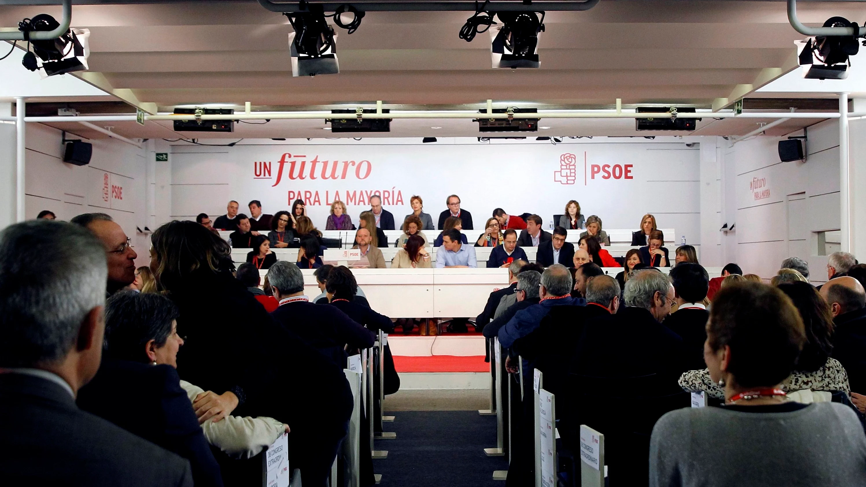 Vista del Comit&eacute; Federal extraordinario del PSOE