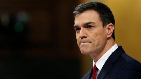 Pedro S&aacute;nchez en su debate de investidura