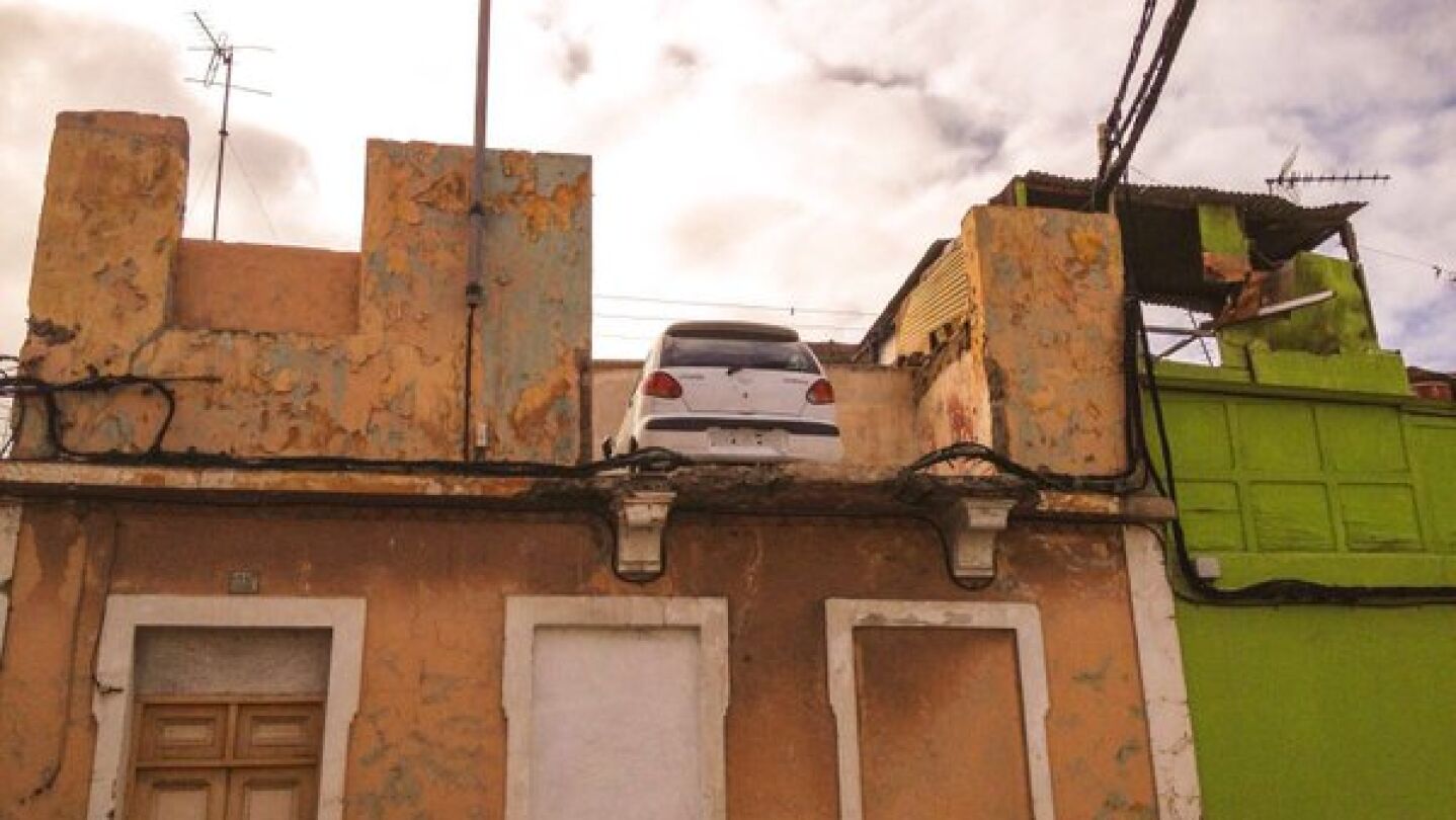 Imagen del veh&iacute;culo en la azotea