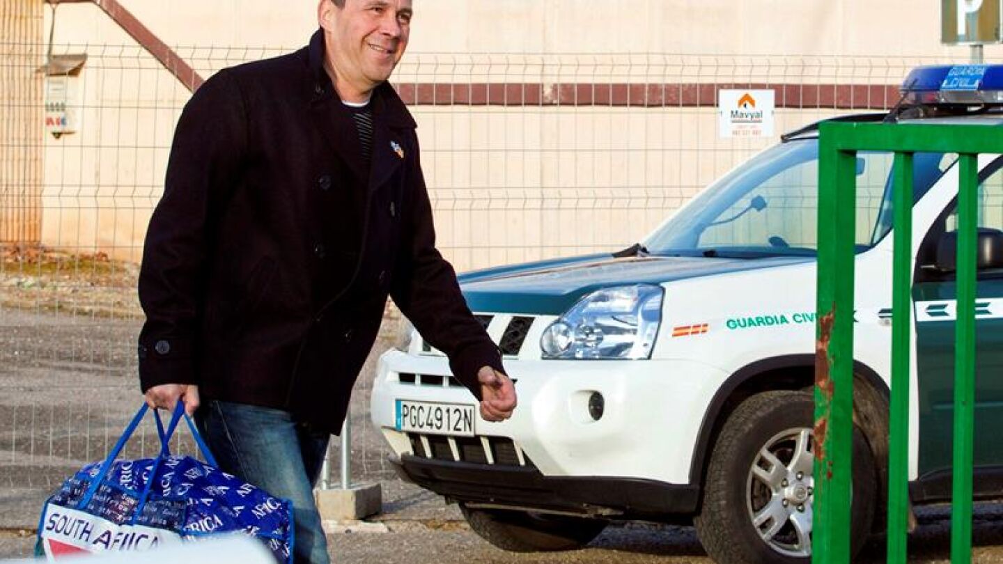 El exdirigente de la izquierda abertzale Arnaldo Otegi, a su salida de la c&aacute;rcel