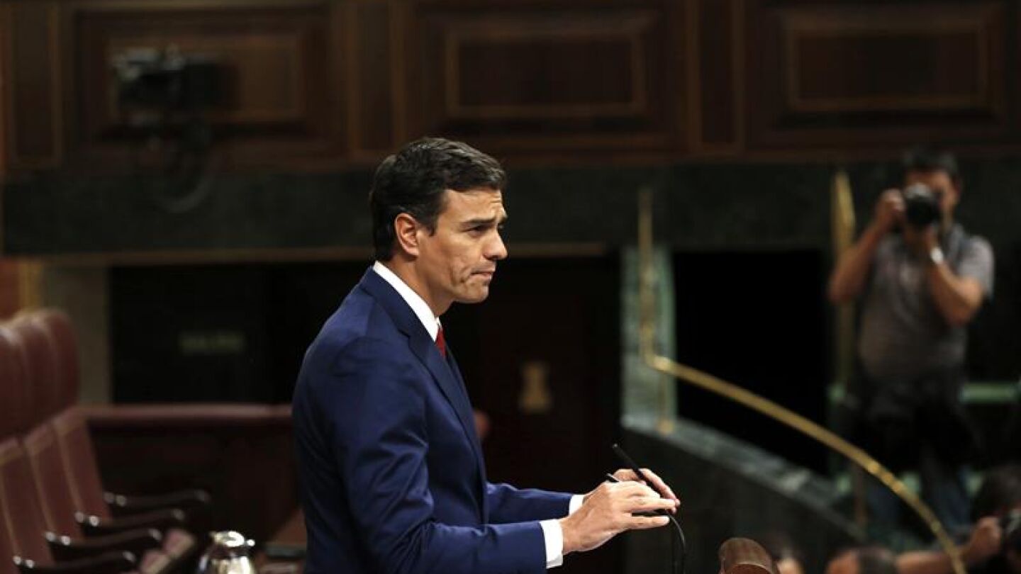 Pedro S&aacute;nchez en el Congreso de los Diputados
