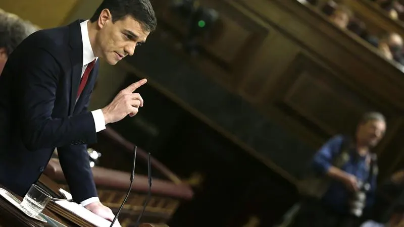 El líder del PSOE, Pedro Sánchez