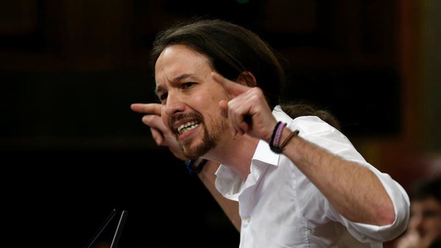 Pablo Iglesias, l&iacute;der de Podemos