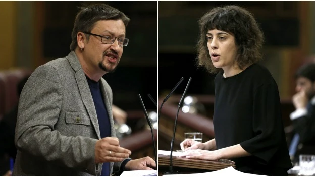 Xavier Domenech y Alexandra Fernández