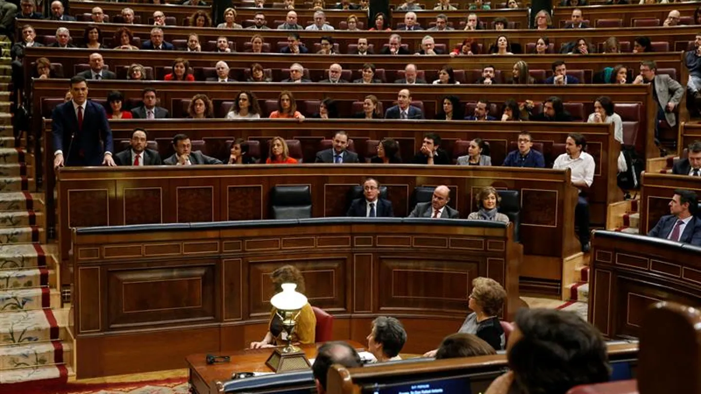 El hemiciclo del Congreso de los Diputados El hemiciclo del Congreso de los Diputados