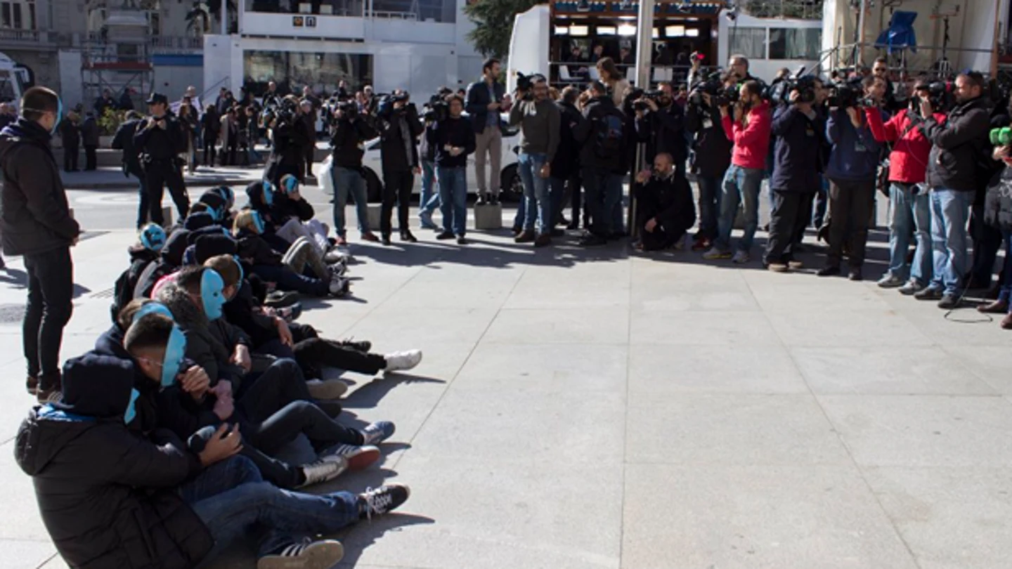 Protesta a las puertas del Congreso Protesta a las puertas del Congreso