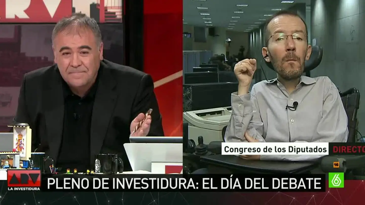 Pablo Echenique, en Al Rojo Vivo Pablo Echenique, en Al Rojo Vivo