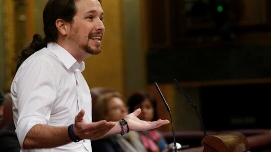 Pablo Iglesias, l&iacute;der de Podemos
