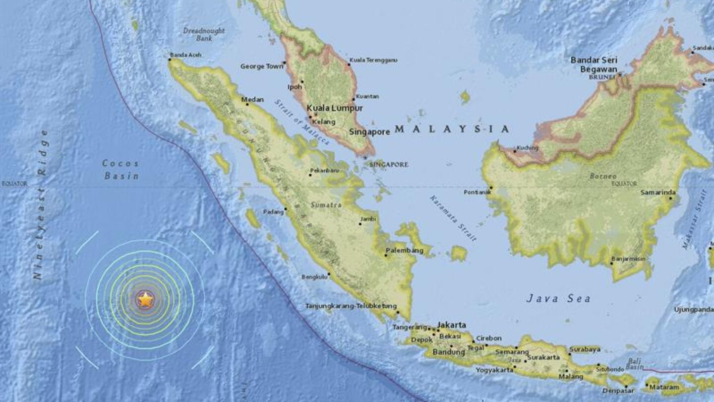 Mapa que muestra la localizaci&oacute;n exacta del terremoto