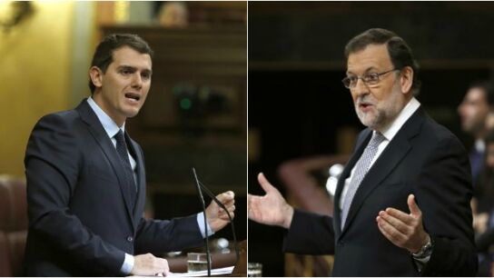 Albert Rivera y Mariano Rajoy
