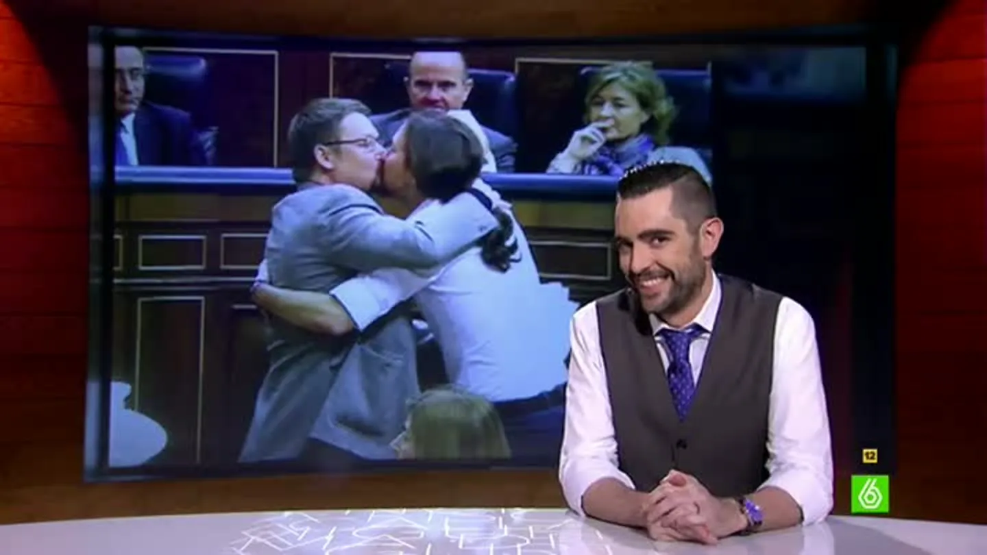 Amor en el Congreso entre Iglesias y Domenech Amor en el Congreso entre Iglesias y Domenech