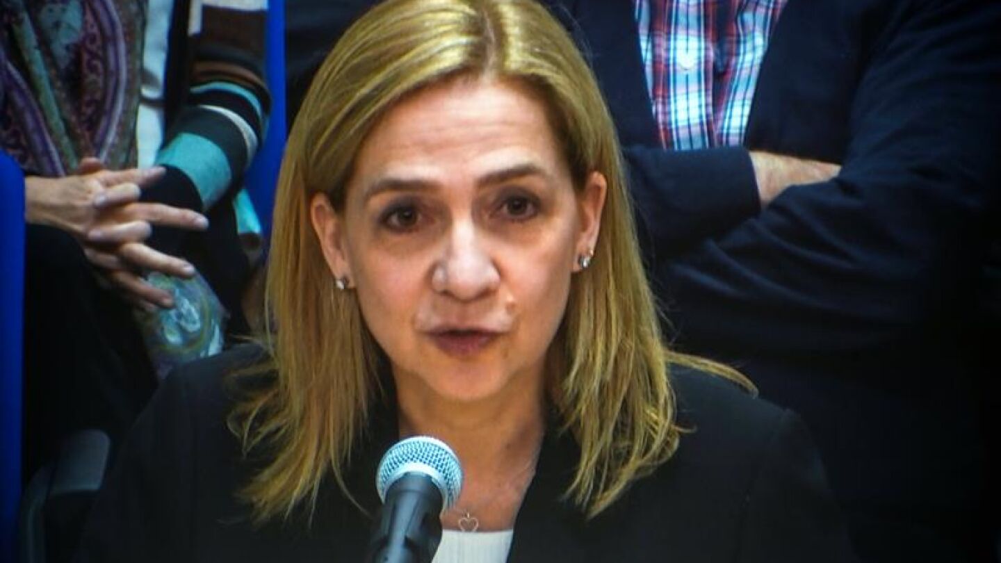 La infanta Cristina declara por el caso N&oacute;os