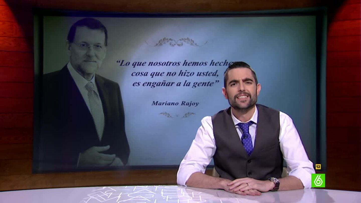 Dani Mateo: &iquest;Qu&eacute; silla quiere ocupar rajoy la de la presidencia o la del ministerio del tiempo?
