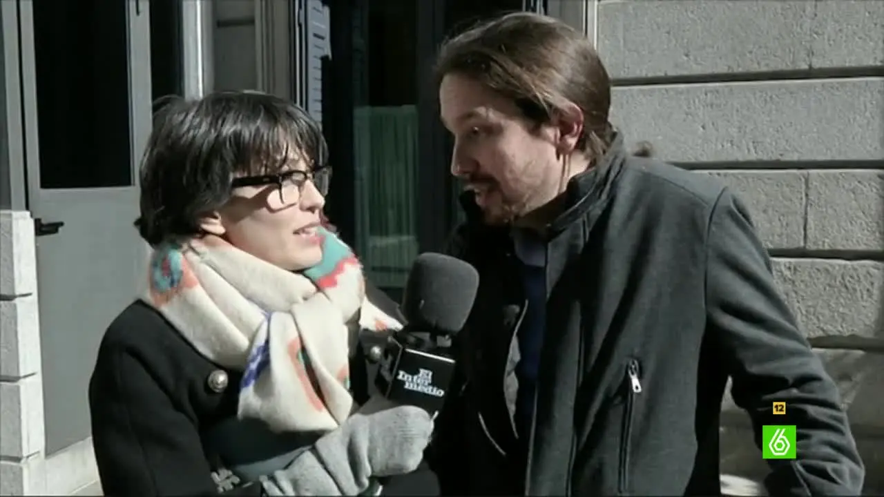Pablo Iglesias con Thais Villas