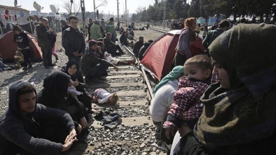 Refugiados en Grecia