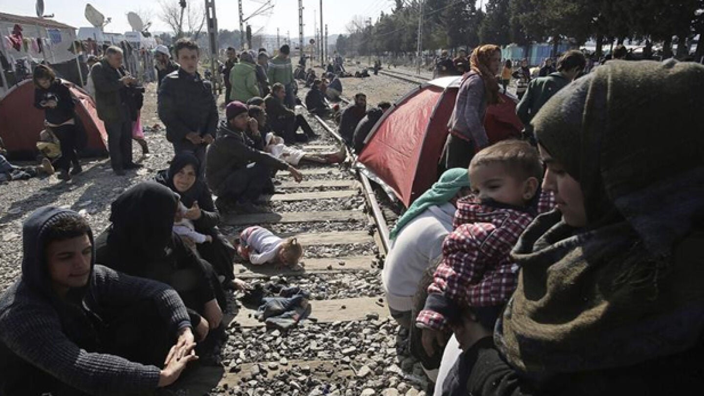Refugiados en Grecia
