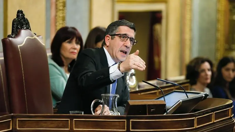 El presidente del Congreso, Patxi López