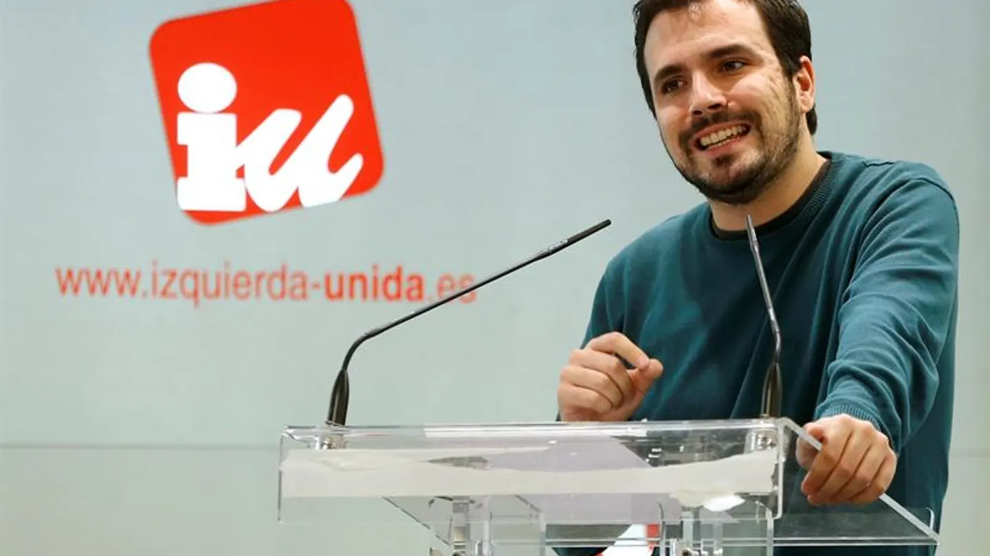 El líder de Izquierda Unida, Alberto Garzón El líder de Izquierda Unida, Alberto Garzón