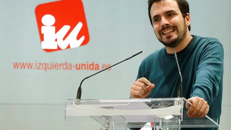 El l&iacute;der de Izquierda Unida, Alberto Garz&oacute;n