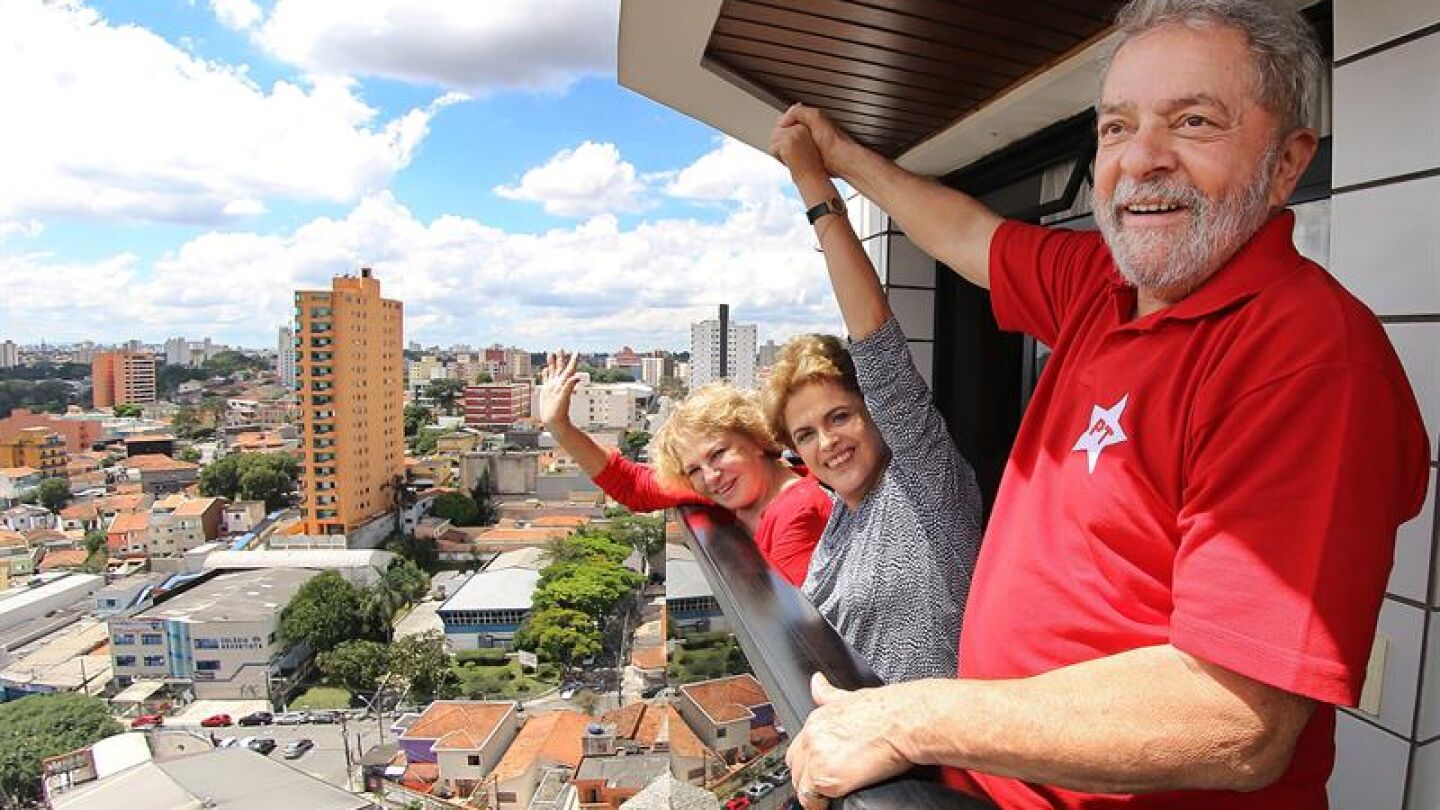 El expresidente brasile&ntilde;o Lula da Silva junto a Dilma Rousseff 