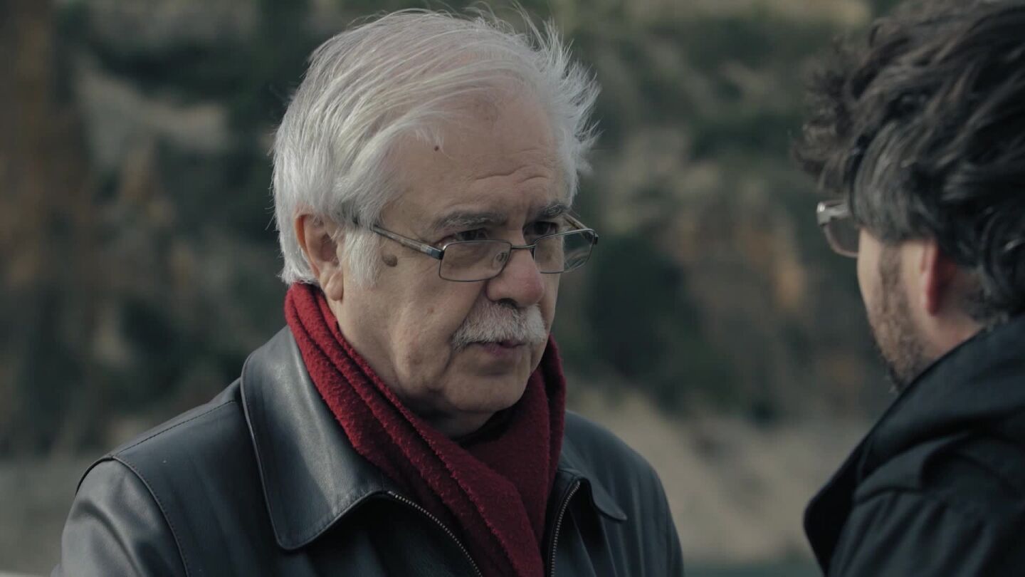 El historiador Antonio Mart&iacute;nez Ovejero, junto a Jordi &Eacute;vole