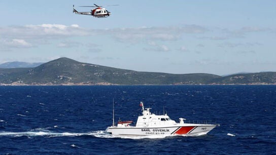 Buque de la Guardia Costera turca