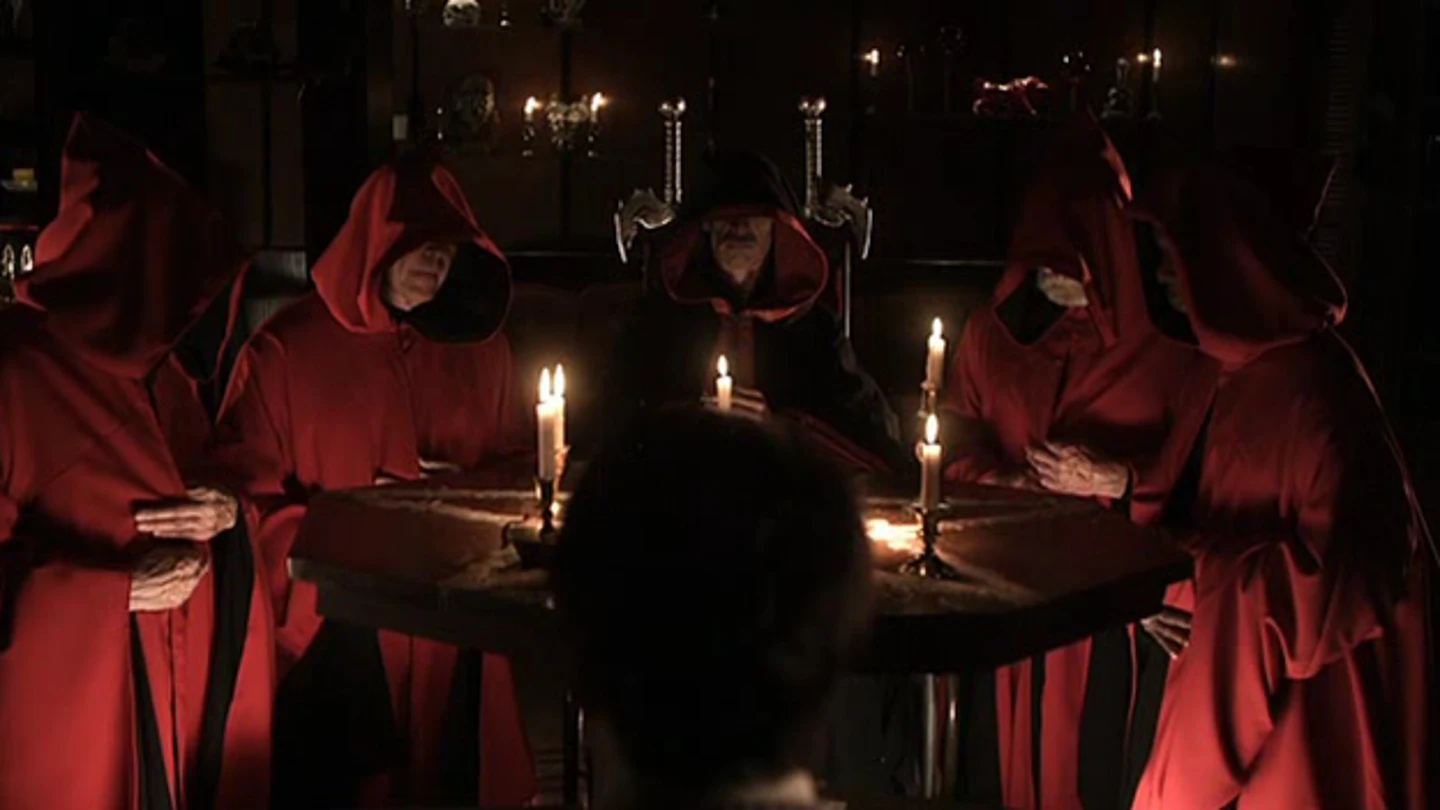 Imagen de un ritual satánico Imagen de un ritual satánico