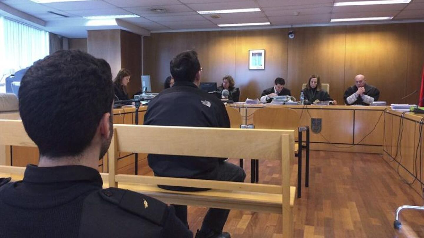 Imagen del monitor condenado por pederastia durante el juicio