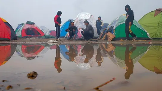 El campo de refugiados de Idomeni El campo de refugiados de Idomeni