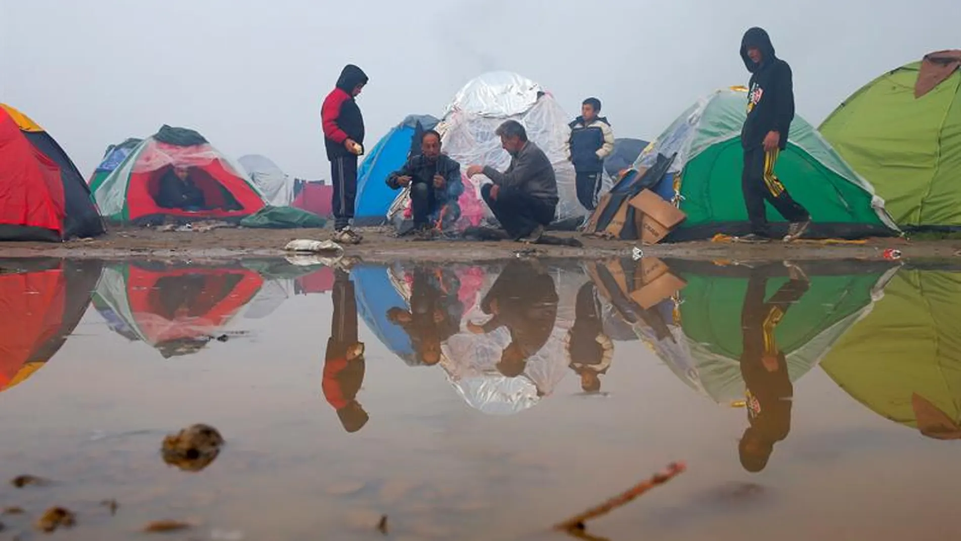 El campo de refugiados de Idomeni