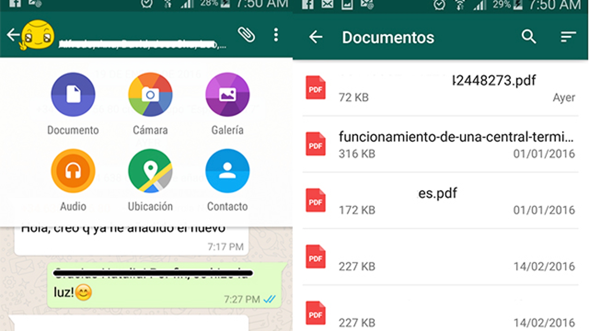 Los peligros de compartir documentos por whatsapp