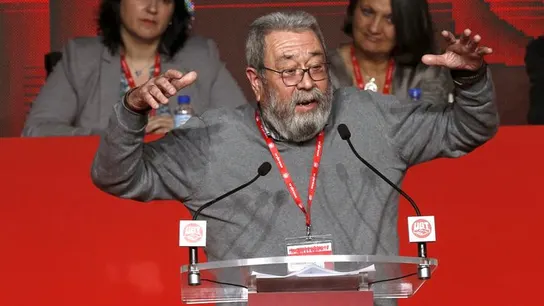 Cándido Méndez en su despedida de la UGT Cándido Méndez en su despedida de la UGT