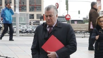 Luis Bárcenas, a su salida del juzgado