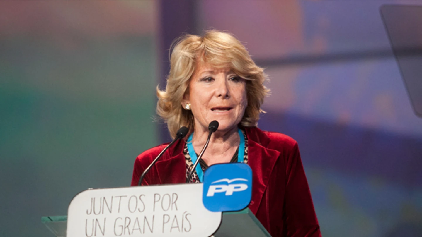 Esperanza Aguirre durante un acto electoral (Archivo) Esperanza Aguirre durante un acto electoral (Archivo)