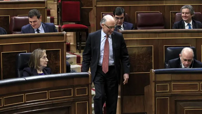 Cristobal Montoro en el Congreso Cristobal Montoro en el Congreso