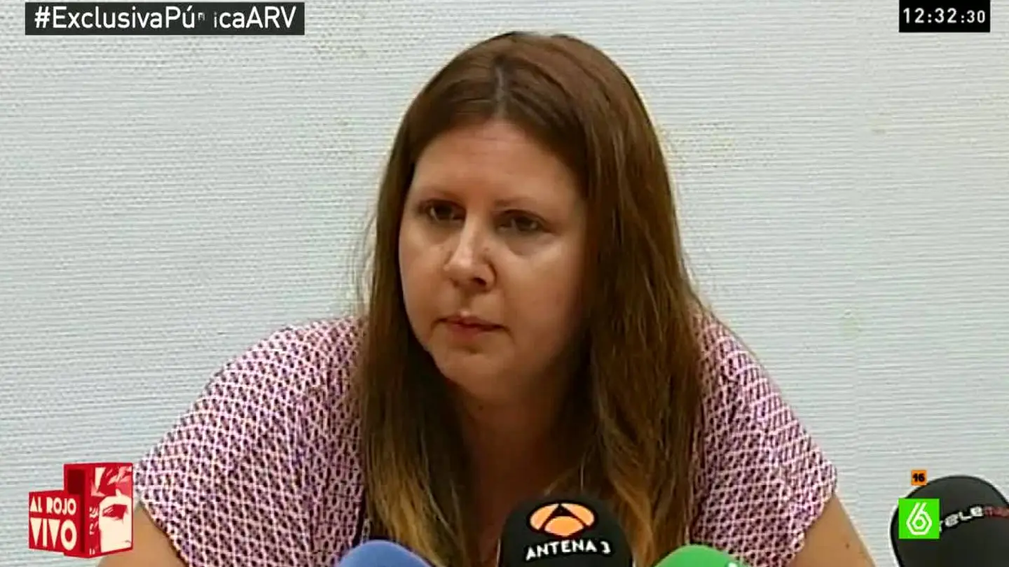 Eva Borox en rueda de prensa Eva Borox en rueda de prensa