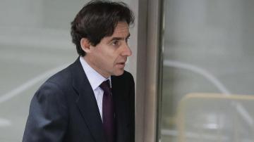 El empresario Javier López Madrid, a la salida de la Audiencia Nacional