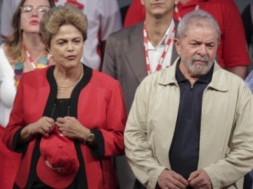 La expresidenta brasileña, Dilma Rousseff y el expresidente Luiz Inácio Lula da Silva La expresidenta brasileña, Dilma Rousseff y el expresidente Luiz Inácio Lula da Silva