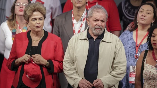 La expresidenta brasileña, Dilma Rousseff y el expresidente Luiz Inácio Lula da Silva La expresidenta brasileña, Dilma Rousseff y el expresidente Luiz Inácio Lula da Silva