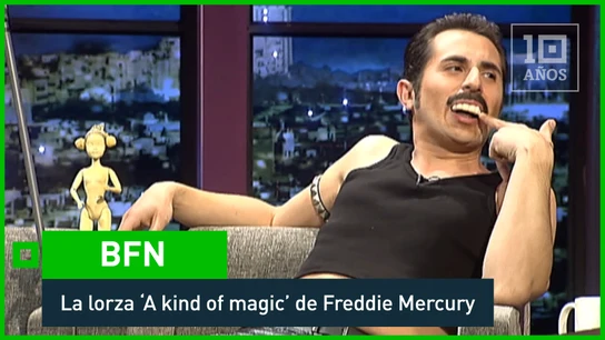 2011. Freddie Mercury luce ‘lorza’ en el plató de BFN - laSexta 15º aniversario laSexta 15º aniversario