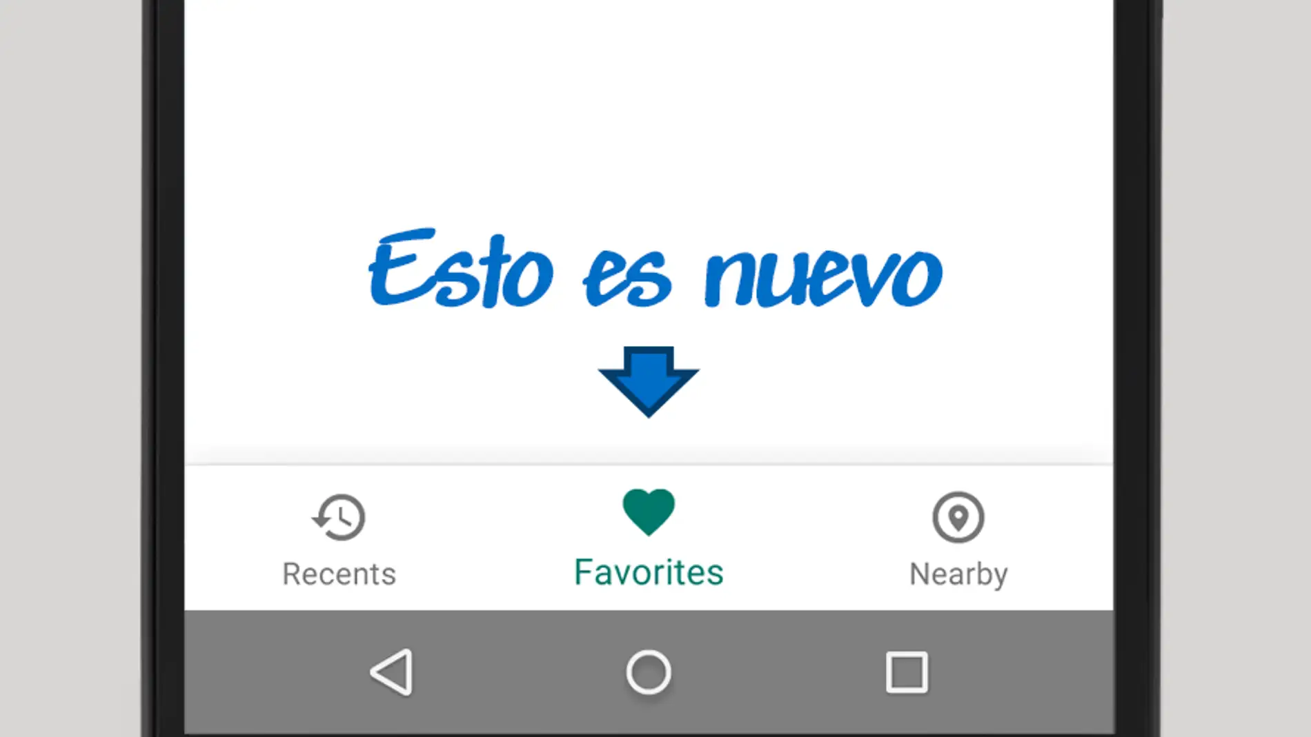 Nuevo aspecto de Android